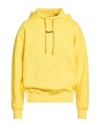 Disclaimer Man Sweatshirt Yellow Size M Cotton