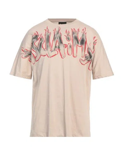 Disclaimer Man T-shirt Beige Size Xl Cotton