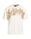 Disclaimer Man T-shirt Beige Size Xl Cotton