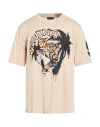 Disclaimer Man T-shirt Beige Size Xl Cotton In Brown