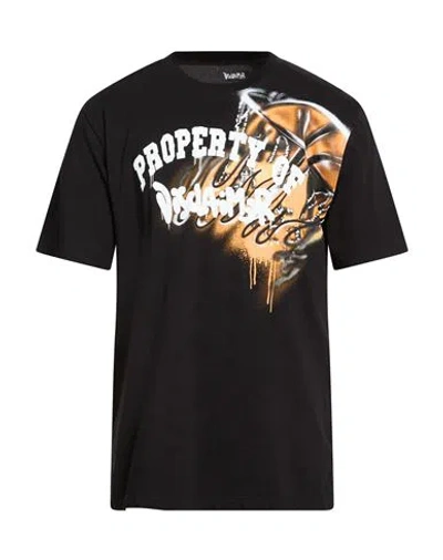 Disclaimer Man T-shirt Black Size L Cotton