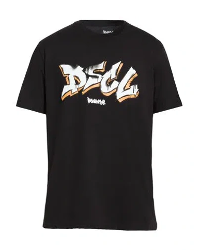 Disclaimer Man T-shirt Black Size M Cotton