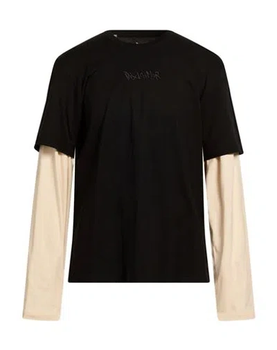 Disclaimer Man T-shirt Black Size Xl Cotton