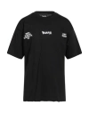 Disclaimer Man T-shirt Black Size Xxl Cotton