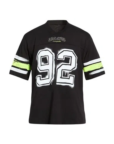 Disclaimer Man T-shirt Black Size Xxl Cotton