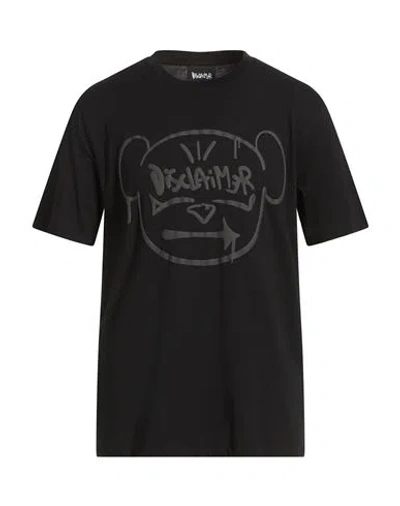 Disclaimer Man T-shirt Black Size Xxl Cotton