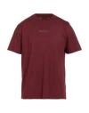 Disclaimer Man T-shirt Burgundy Size M Cotton