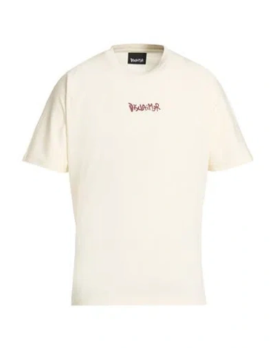 Disclaimer Man T-shirt Cream Size Xl Cotton In Neutral