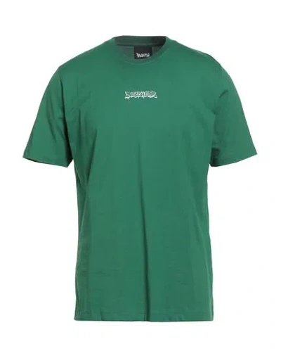 Disclaimer Man T-shirt Green Size L Cotton