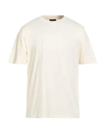 Disclaimer Man T-shirt Ivory Size L Cotton