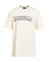 Disclaimer Man T-shirt Ivory Size Xxl Cotton In White