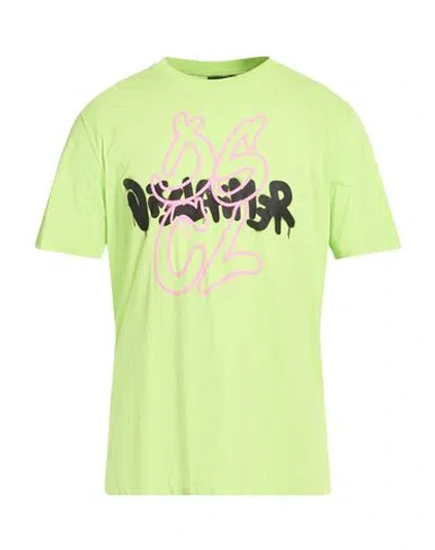 Disclaimer Man T-shirt Lime Green Size Xl Cotton