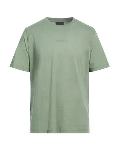 Disclaimer Man T-shirt Sage Green Size Xl Cotton