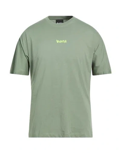Disclaimer Man T-shirt Sage Green Size Xl Cotton