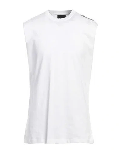 Disclaimer Man T-shirt White Size L Cotton