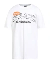 Disclaimer Man T-shirt White Size Xl Cotton In Multi