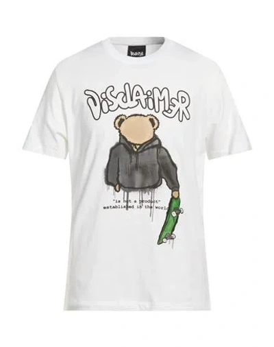 Disclaimer Man T-shirt White Size Xl Cotton