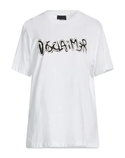 Disclaimer Man T-shirt White Size Xl Cotton