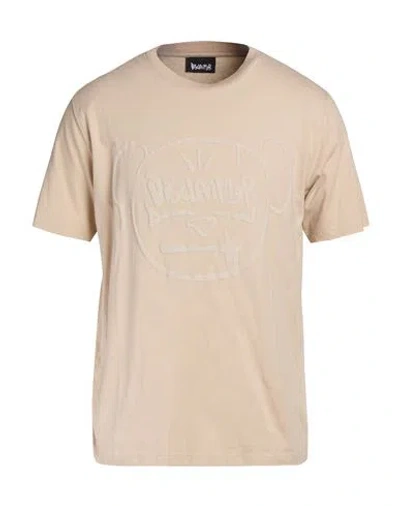 Disclaimer Man T-shirt Beige Size S Cotton