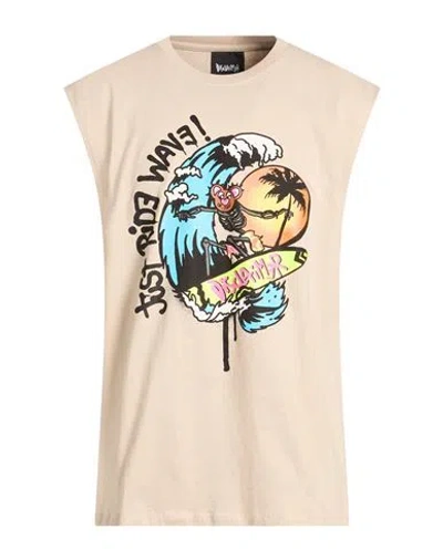 Disclaimer Man T-shirt Beige Size Xl Cotton In Brown