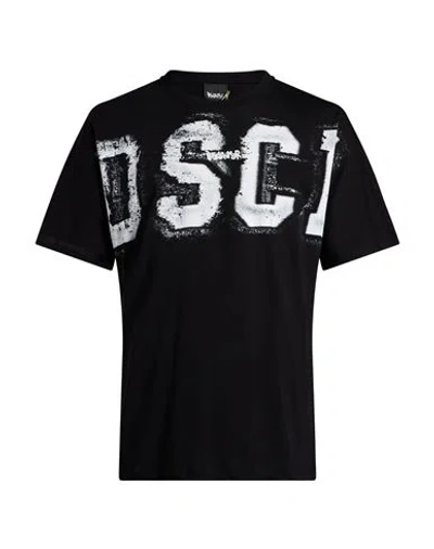 Disclaimer Man T-shirt Black Size L Cotton