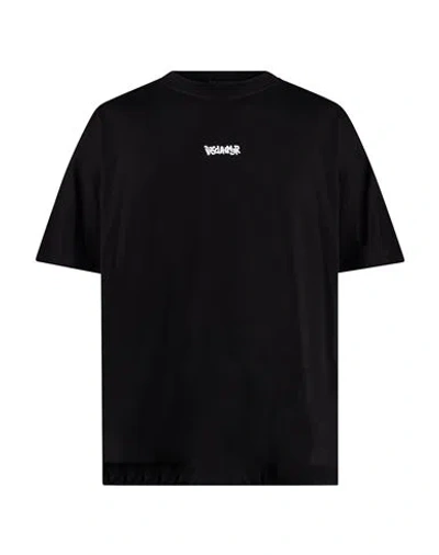 Disclaimer Man T-shirt Black Size Xl Cotton