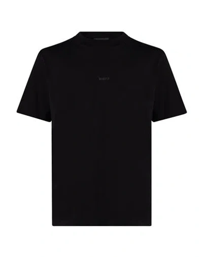 Disclaimer Man T-shirt Black Size Xl Cotton In Blue