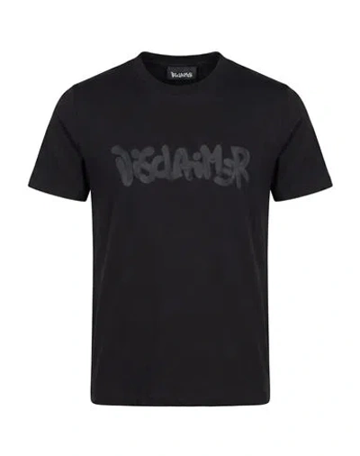 Disclaimer Man T-shirt Black Size Xs Cotton