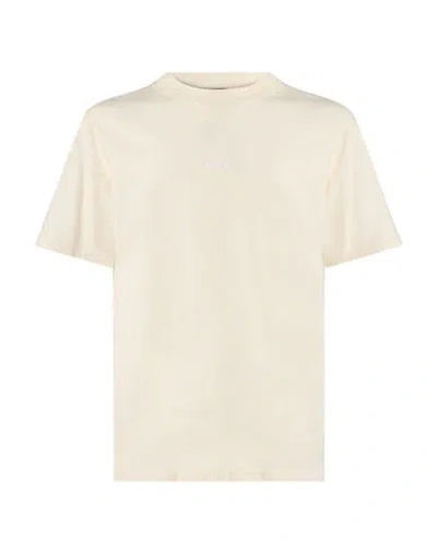 Disclaimer Man T-shirt Cream Size Xl Cotton In White