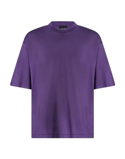 Disclaimer Man T-shirt Purple Size L Cotton