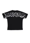 Disclaimer Men Logo Tee Black/st. White In Black