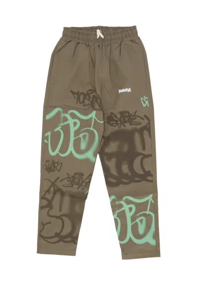 Disclaimer Men's Long Pants Logo Pant Sage Green
