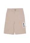 Disclaimer Men's Shorts Logo Short Camel In Pink