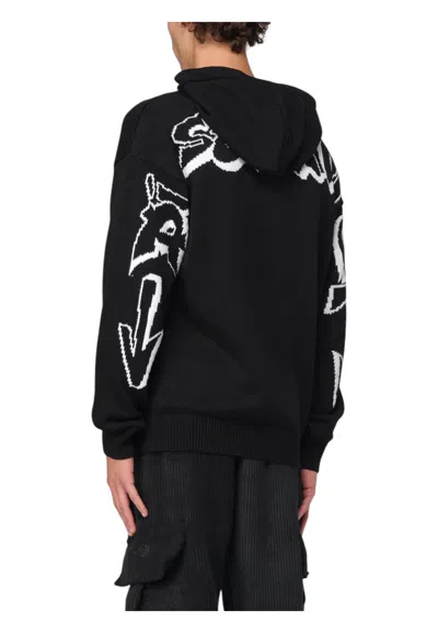 Disclaimer Men's Sweatshirt  With Hood In Black