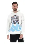 Disclaimer Man Sweatshirt White Size Xl Cotton In White