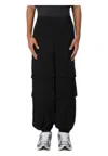 Disclaimer Men's Trousers  Cargo In Black