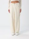 Disclaimer Pants  Woman Color Milk In White