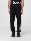 Disclaimer Logo-print Drawstring Track Pants In Black