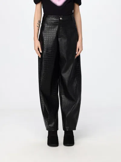 Disclaimer Pants Woman Color Black