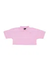 Disclaimer Polo Corta Donna W Polo Logo Pink/fuchsia