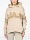 Disclaimer Rhinestone-embellished Hoodie In Brown