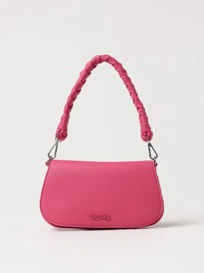 Disclaimer Shoulder Bag  Woman Color Fuchsia