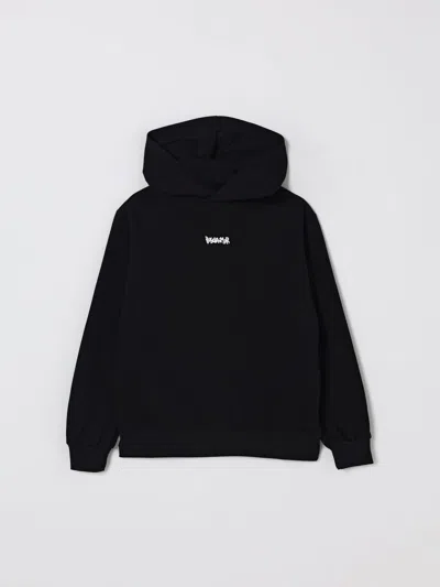 DISCLAIMER SWEATER DISCLAIMER KIDS COLOR BLACK,H48330002