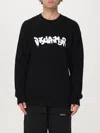 Disclaimer Man Sweatshirt Black Size L Cotton In Schwarz