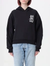 Disclaimer Woman Sweatshirt Black Size L Cotton In Black