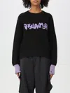 Disclaimer Sweater  Woman Color Black In Schwarz