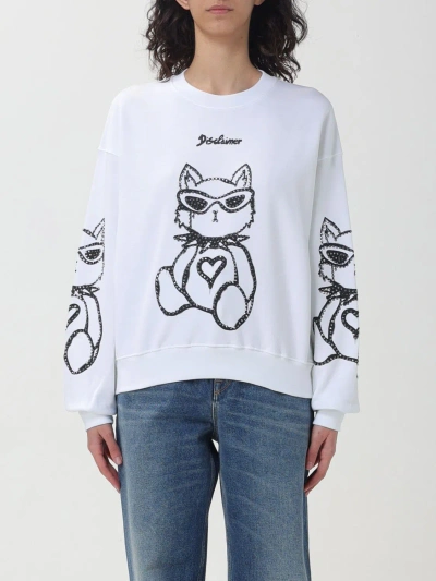 Disclaimer Jumper  Woman Colour White