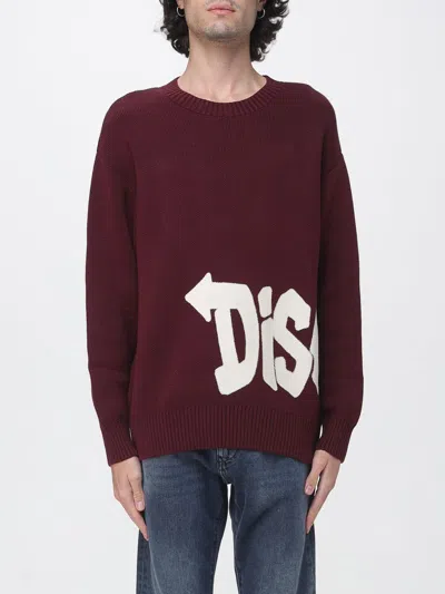 Disclaimer Sweater Men Color Burgundy