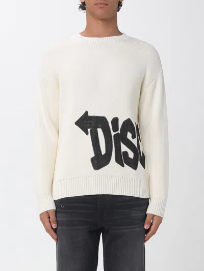 Disclaimer Sweater Men Color Yellow Cream In Neutral