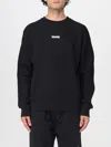 Disclaimer Man Sweatshirt Black Size Xl Cotton In Black